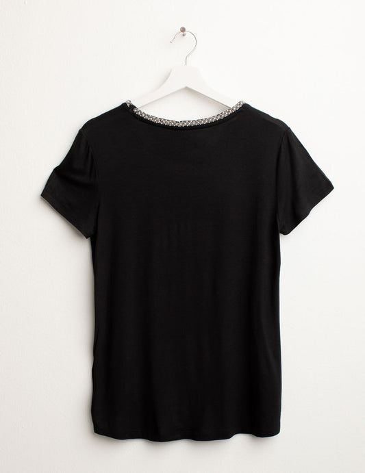 Short Sleeve Crew-Neck T-shirt - back - 002