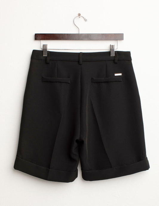 Bermuda Shorts in Bi-Stretch Fabric - back - 002