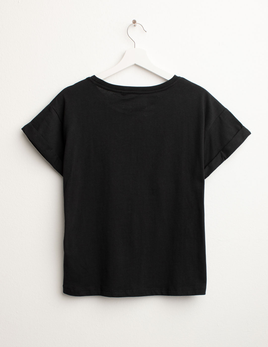 T-shirt Girocollo in Jersey donna black fw25s03tg cc-a0951 T-shirt Girocollo in Jersey