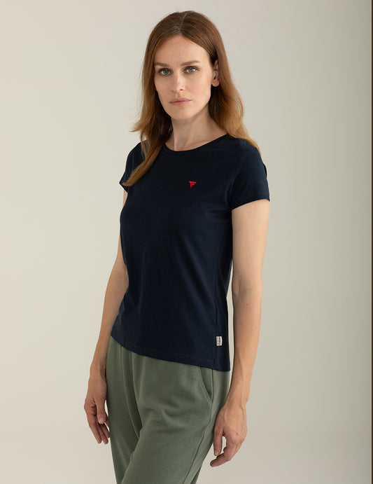 T-shirt Girocollo in Jersey - back - 002