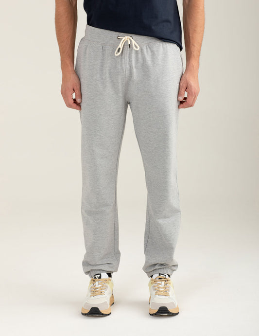 Pantalone in Felpa con Elastico al Fondo uomo gray melange fm25w01pf cc-a0901