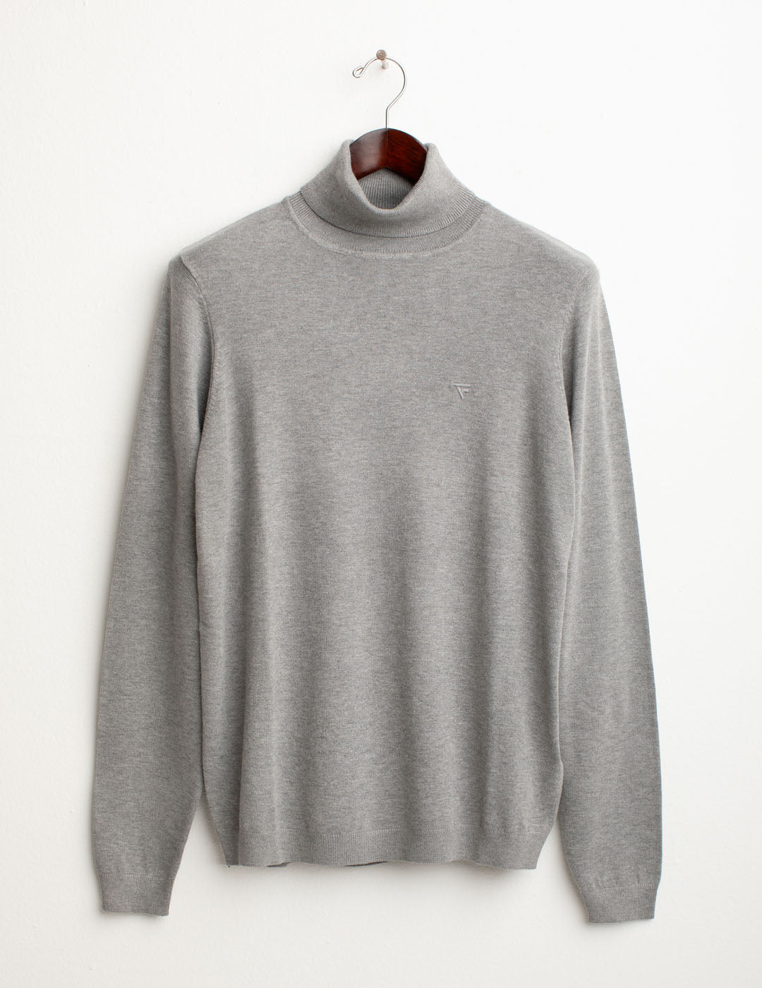 Maglia dolcevita uomo gray melange fm25w51md cc-a0901 Maglia dolcevita