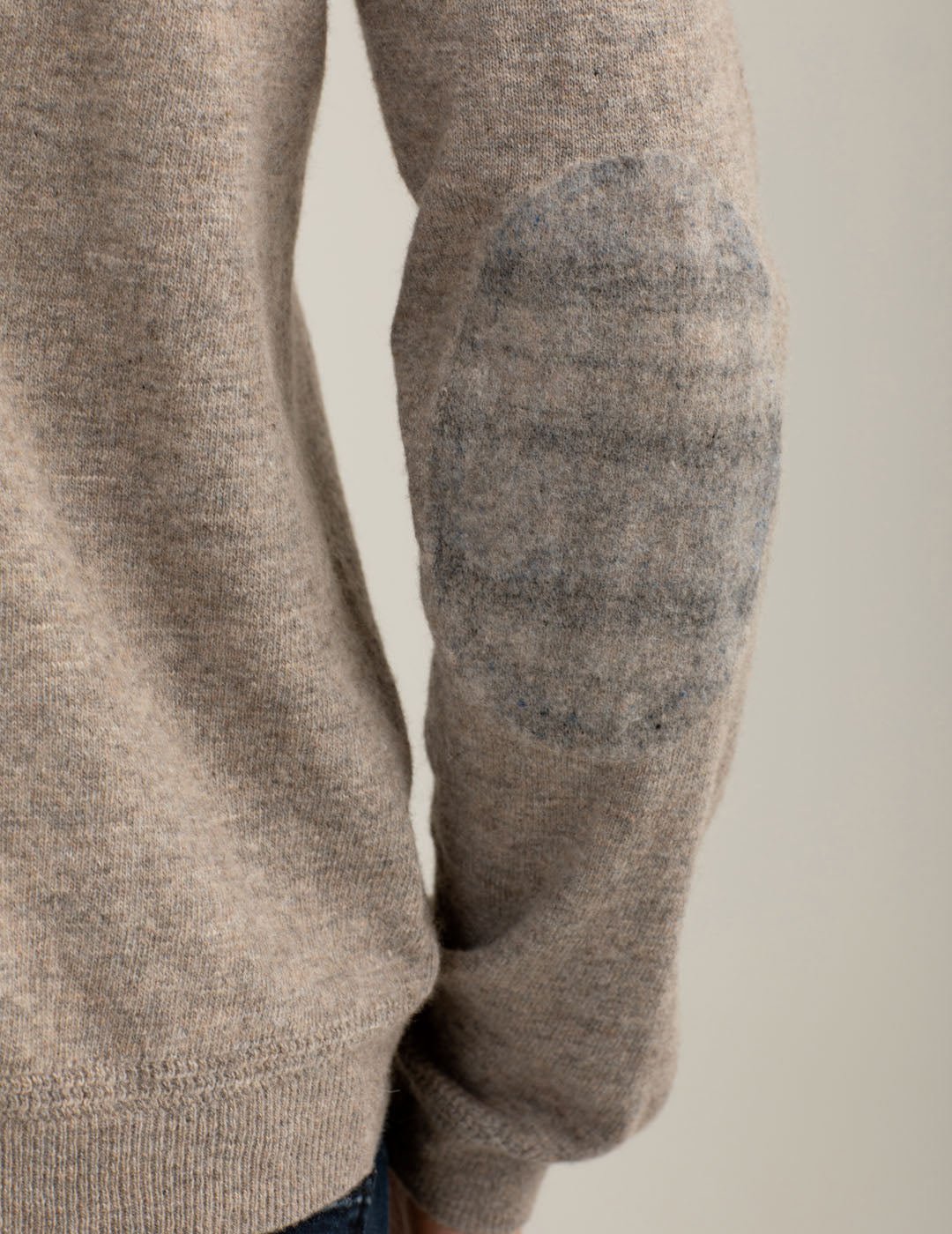 Maglia polo in lambswool uomo mud melange fm25w24ma cc-a0108 Maglia polo in lambswool