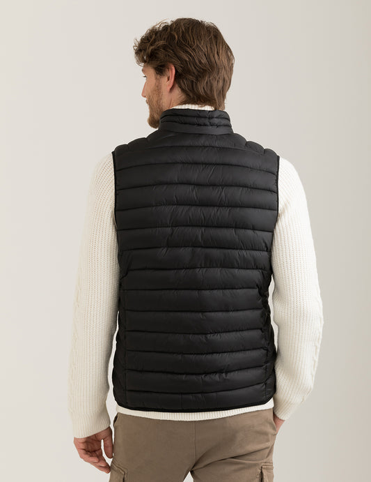 Piumino smanicato in ripstop - back - 002