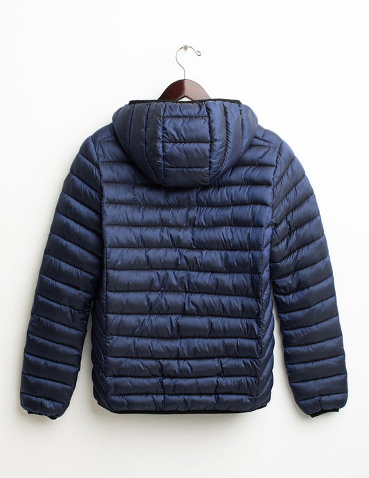 Piumino in ripstop con cappuccio - back - 002