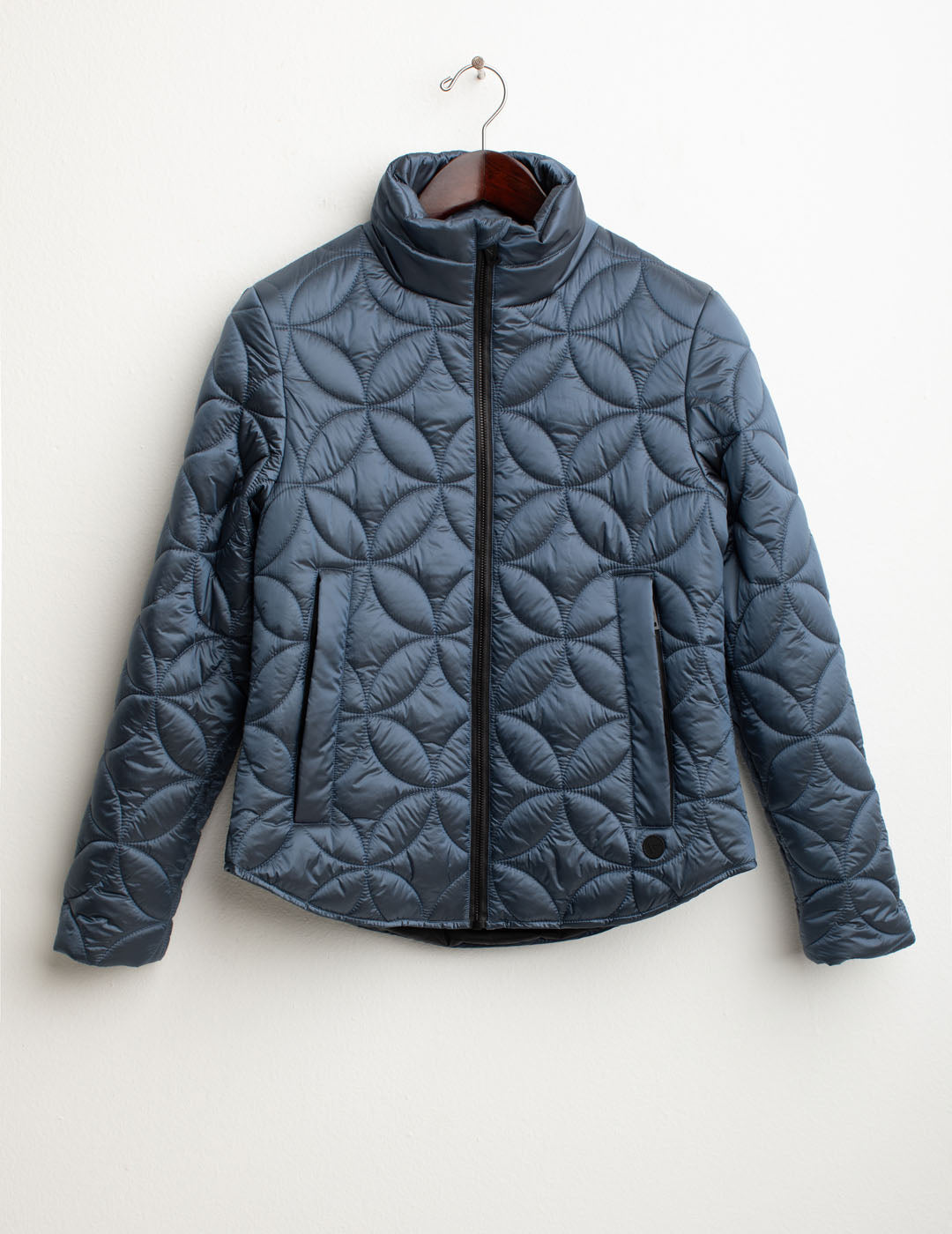 Quilted puffer jacket woman blue fw25w15ku cc-a0601 Quilted puffer jacket