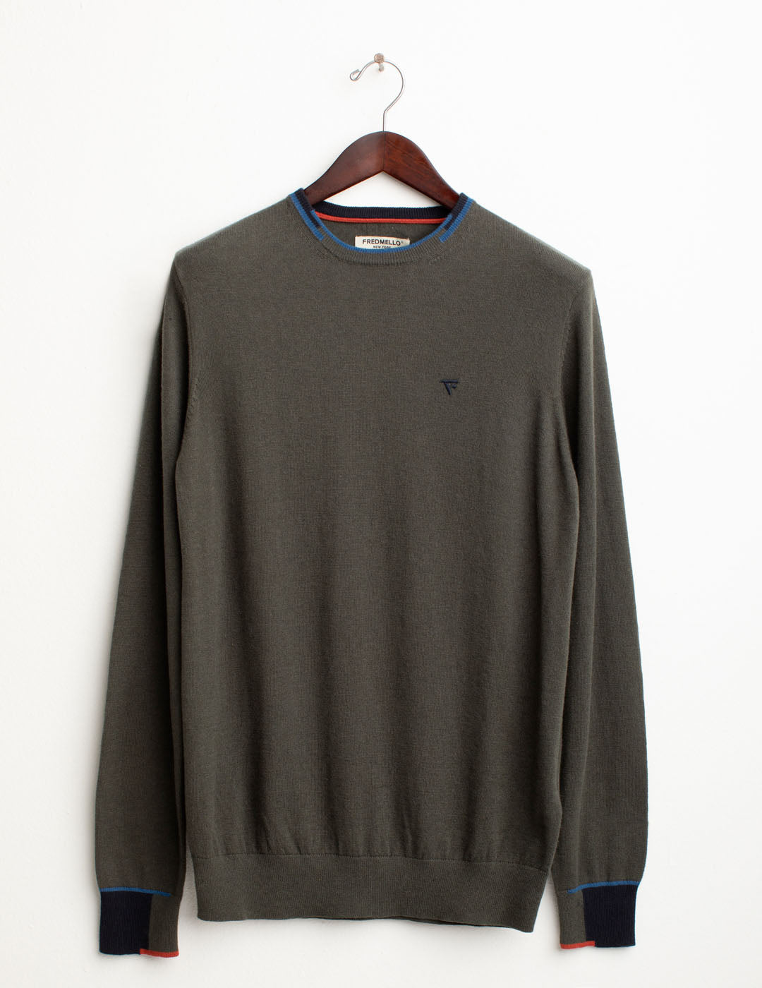 MAGLIA M/L G/C UNITO MAN uomo army fm25w14mg cc-a0804 MAGLIA M/L G/C UNITO MAN