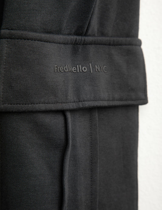 Pantalone tasconato in interlock - back - 002