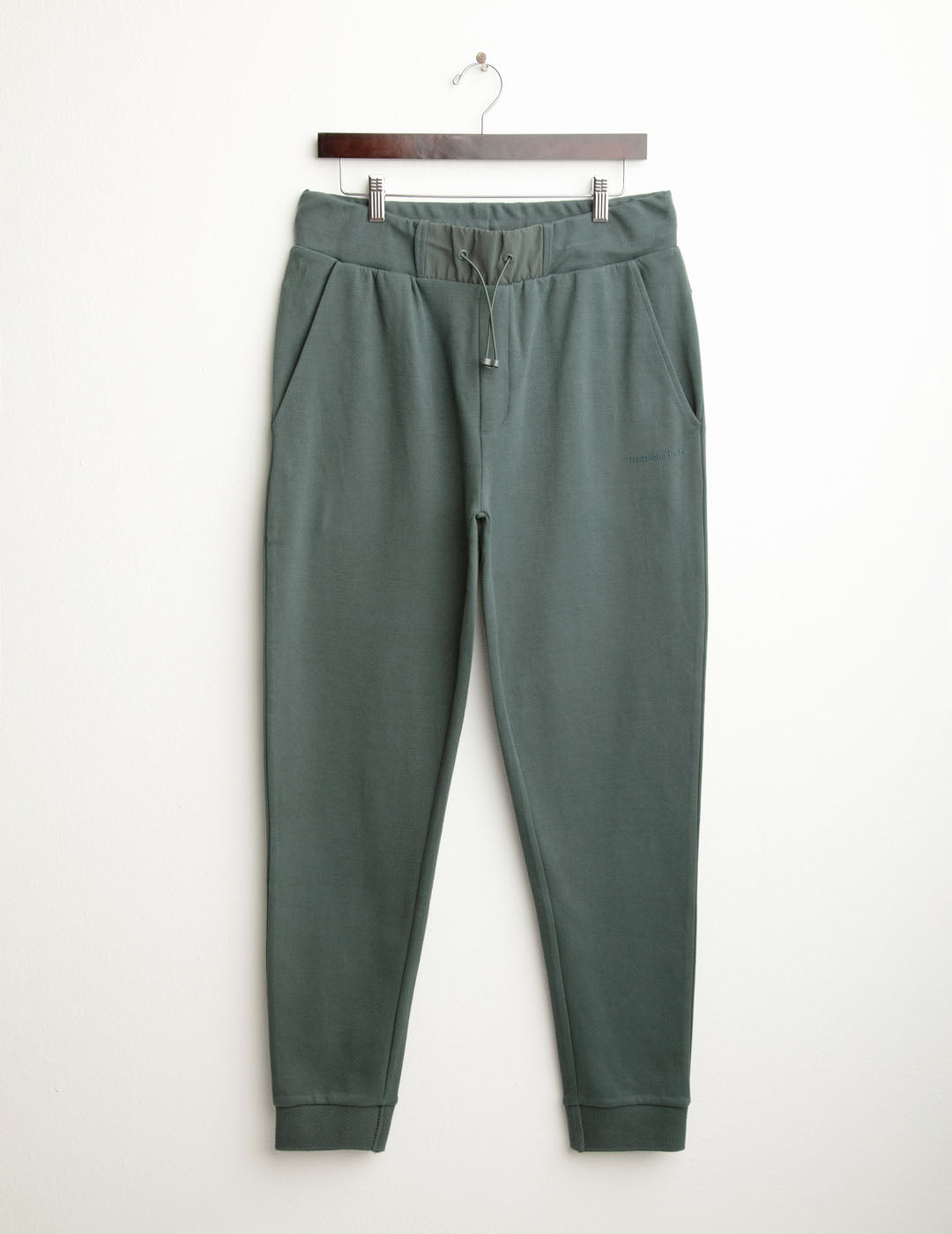 Pantalone in interlock con polsi uomo moss fm25w03pf cc-a0818 Pantalone in interlock con polsi