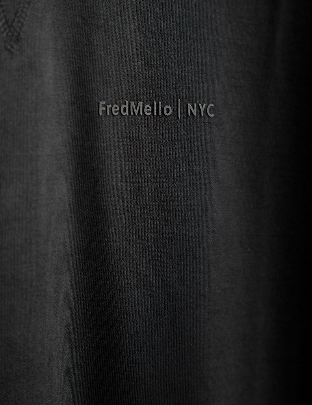 Felpa girocollo con lettering 3D uomo black fm25w06fg cc-a0951 Felpa girocollo con lettering 3D