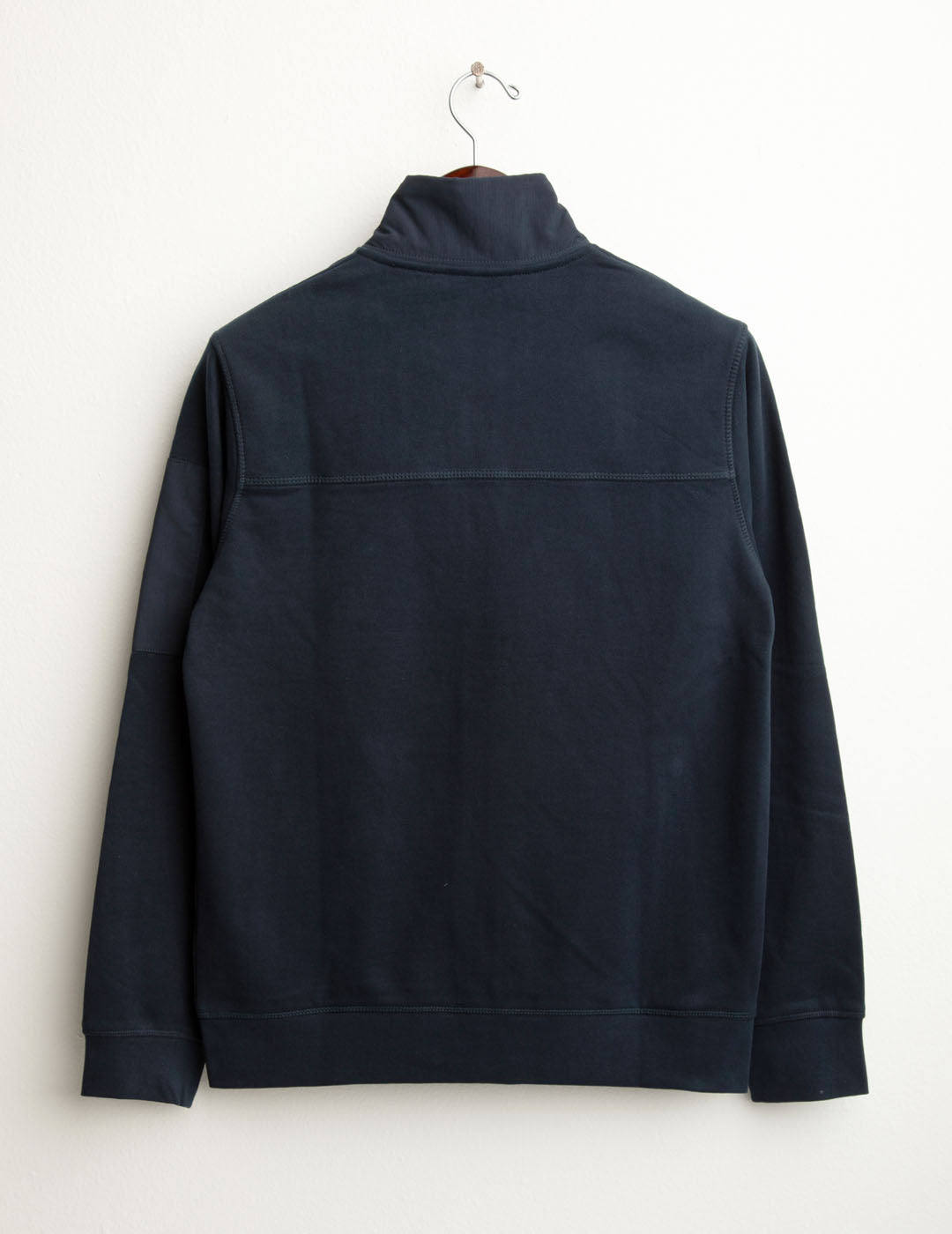 Full-zip stand collar sweatshirt man blue fm25w13fz cc-a0601 Full-zip stand collar sweatshirt