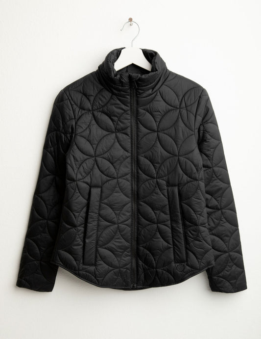Piumino trapuntato donna black fw25w15ku cc-a0951