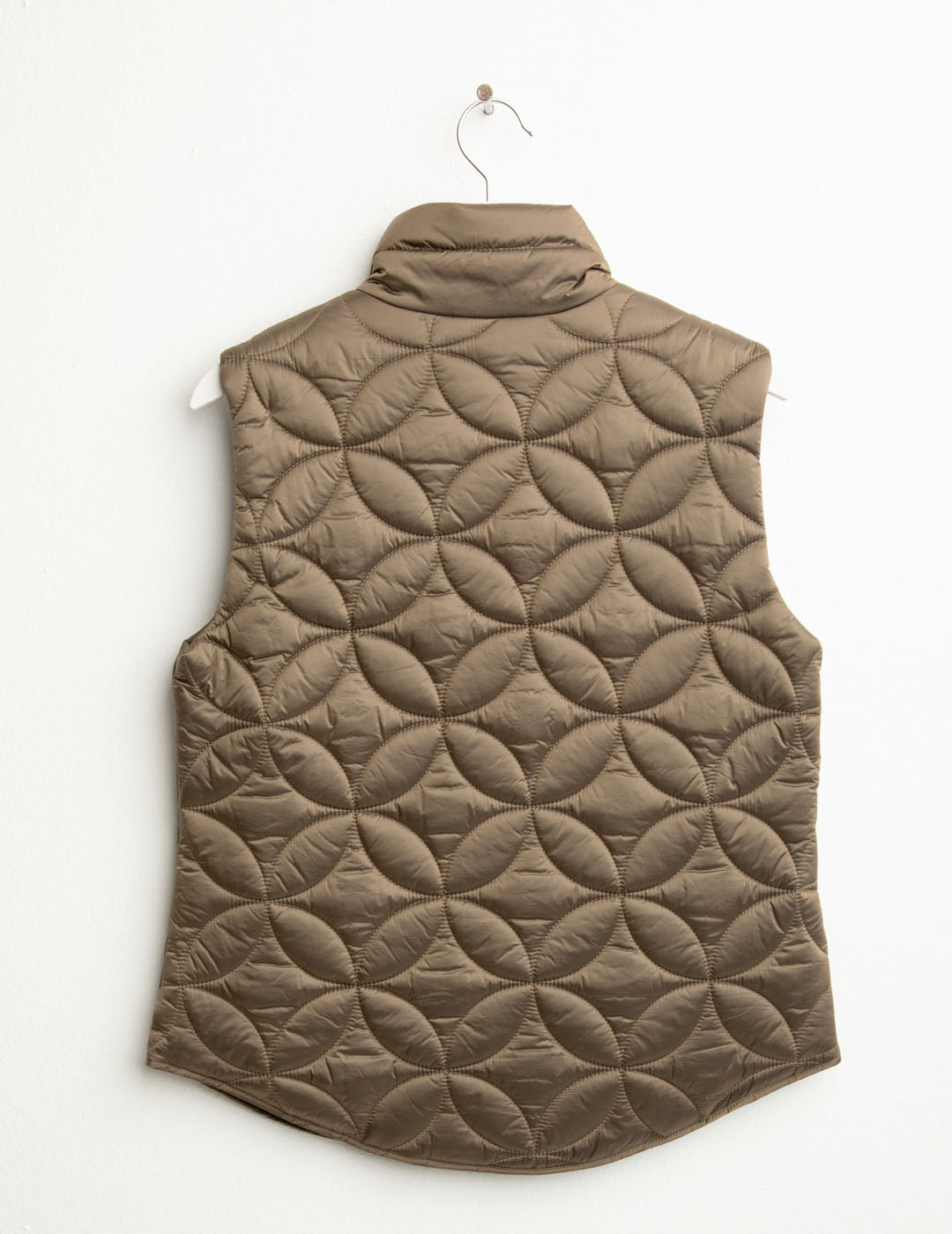 Piumino trapuntato smanicato donna mud fw25w16ks cc-a0107 Piumino trapuntato smanicato