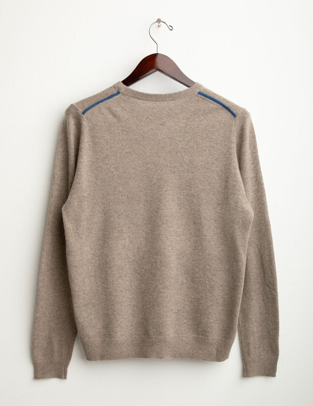 Maglia in lambswool uomo mud melange fm25w22mg cc-a0108 Maglia in lambswool