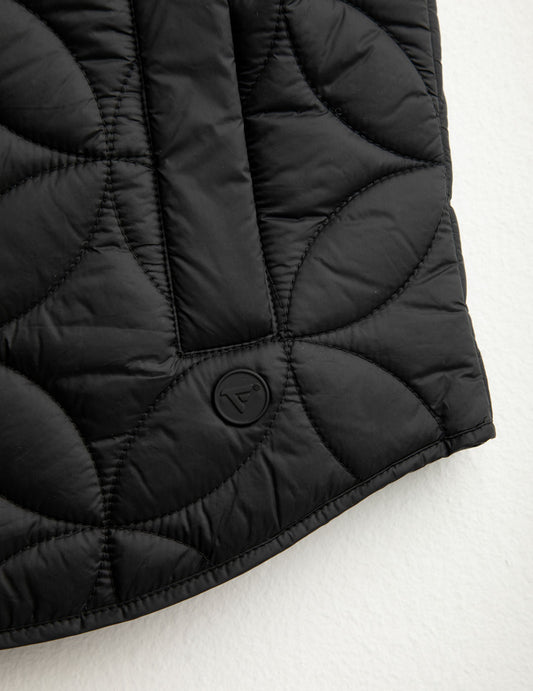 Piumino trapuntato smanicato - back - 002