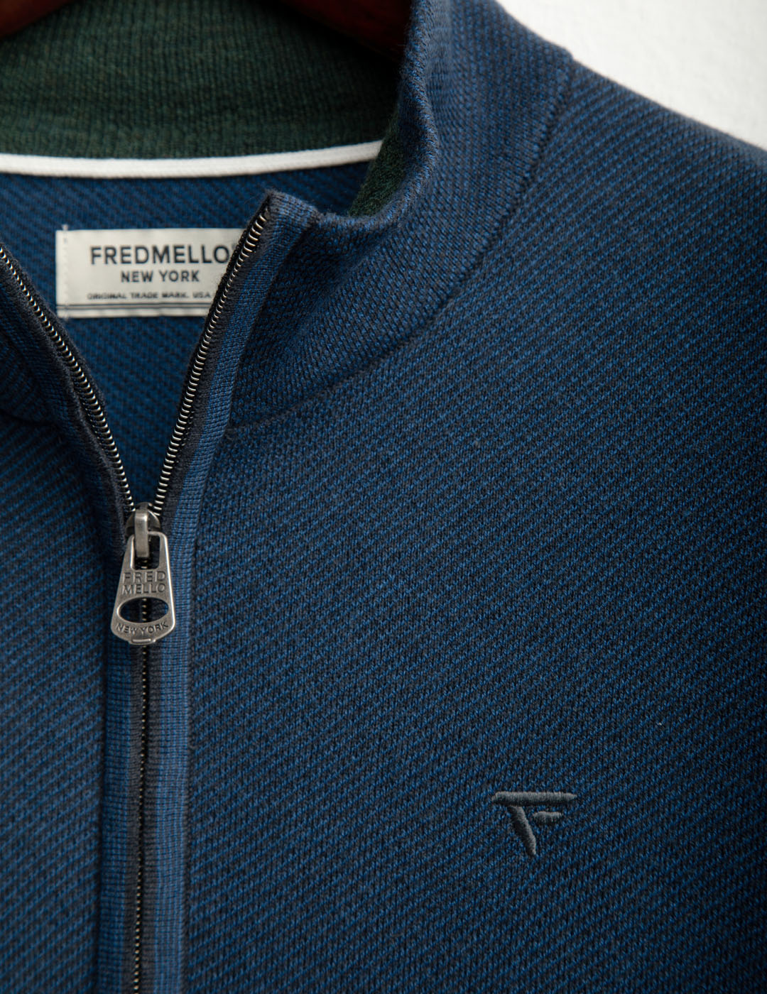 Maglia camioner jacquard uomo blue fm25w35mm cc-a0601 Maglia camioner jacquard