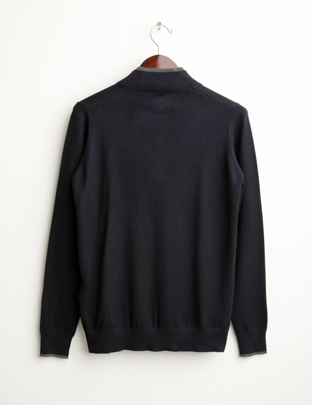 Maglia full zip uomo blue fm25w18mz cc-a0601 Maglia full zip