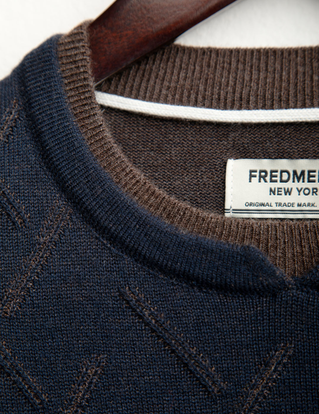 Maglia vanisé girocollo uomo blue fm25w42mg cc-a0601 Maglia vanisé girocollo