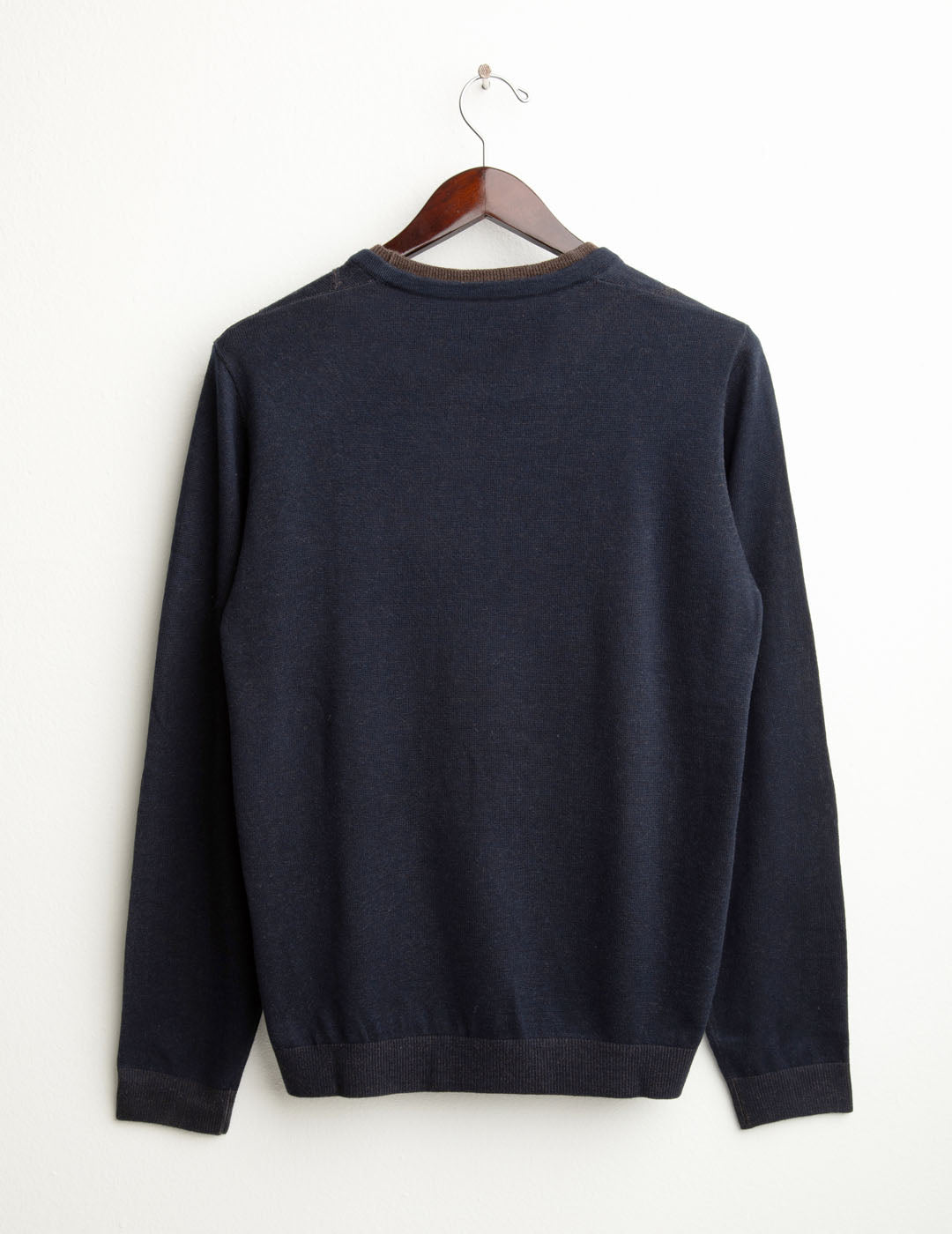 Maglia vanisé girocollo uomo blue fm25w42mg cc-a0601 Maglia vanisé girocollo