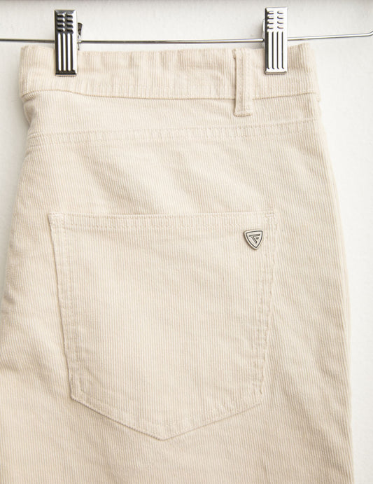 Pantalone chino in velluto a coste - back - 002