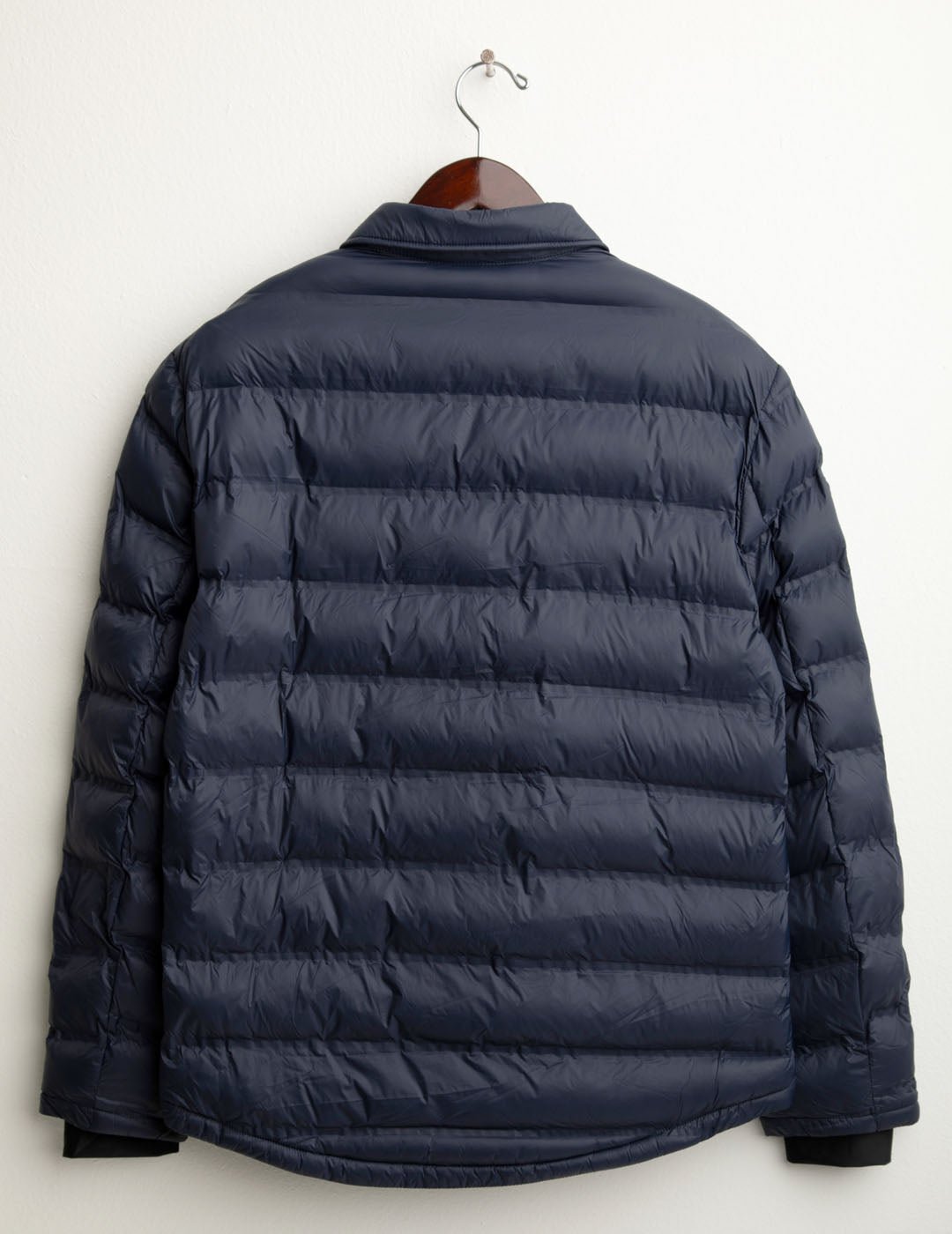 Piumino con collo camicia uomo blue fm25w11kd cc-a0601 Piumino con collo camicia