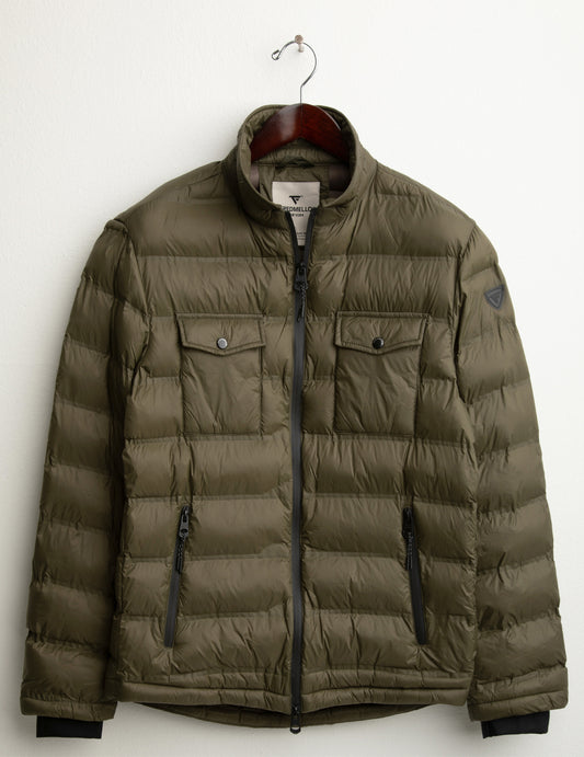 Piumino con collo camicia uomo army fm25w11kd cc-a0804