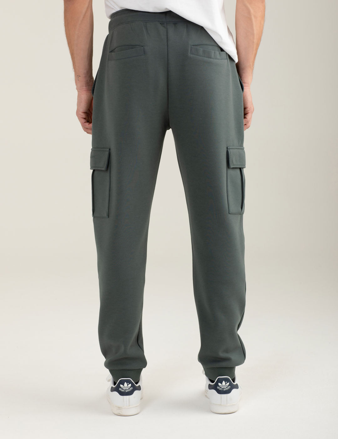 Pantalone tasconato in interlock uomo moss fm25w04pf cc-a0818 Pantalone tasconato in interlock