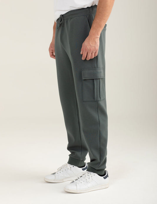 Pantalone tasconato in interlock - back - 002