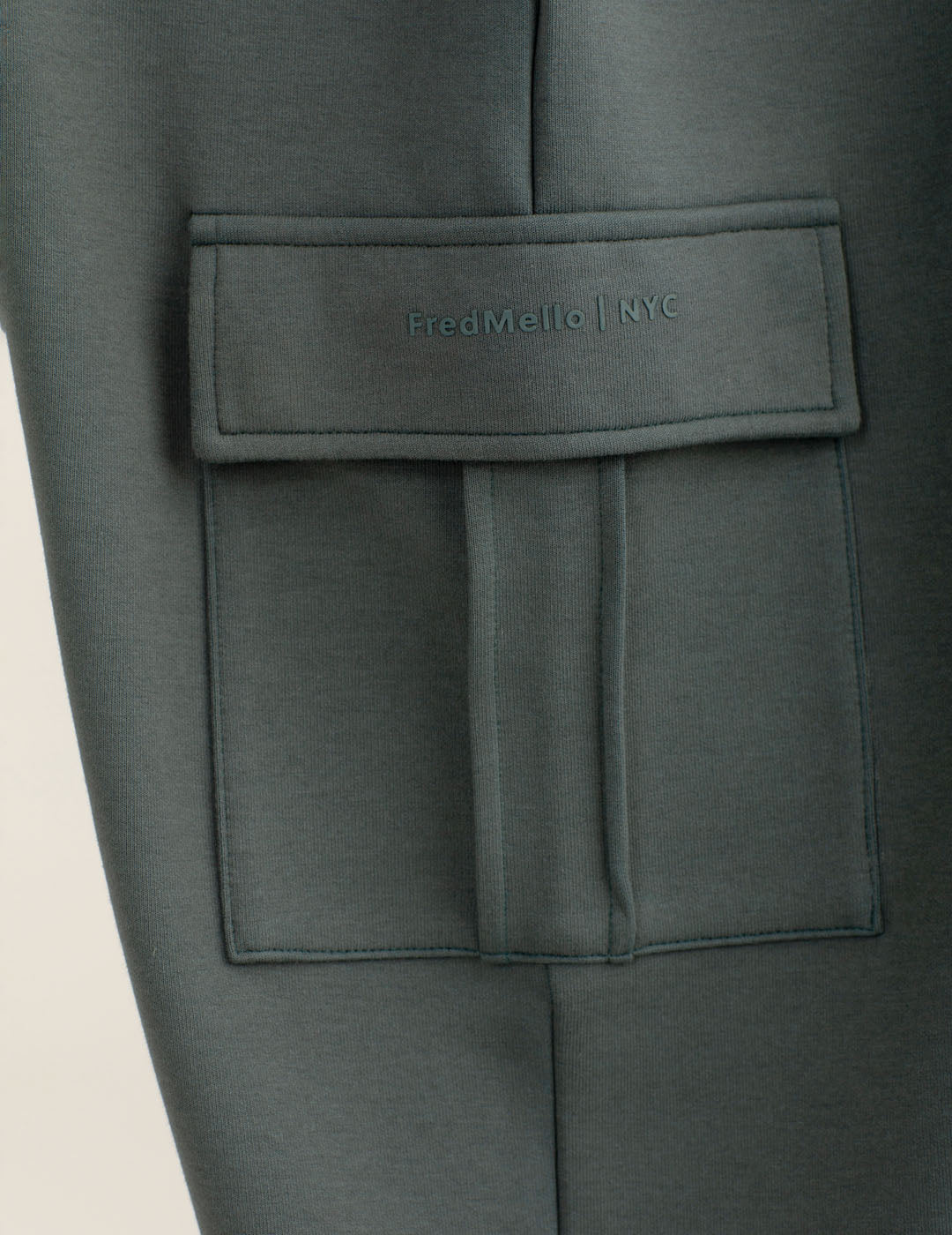 Pantalone tasconato in interlock uomo moss fm25w04pf cc-a0818 Pantalone tasconato in interlock