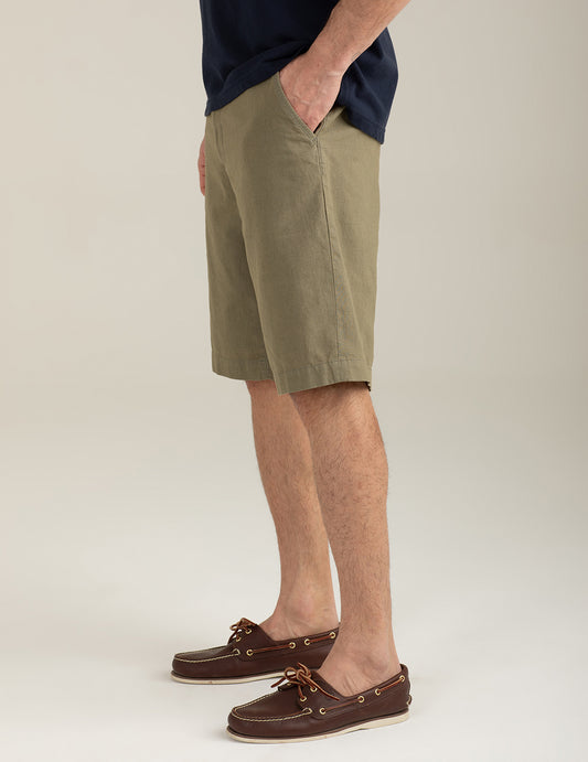 Bermuda in misto lino - back - 002