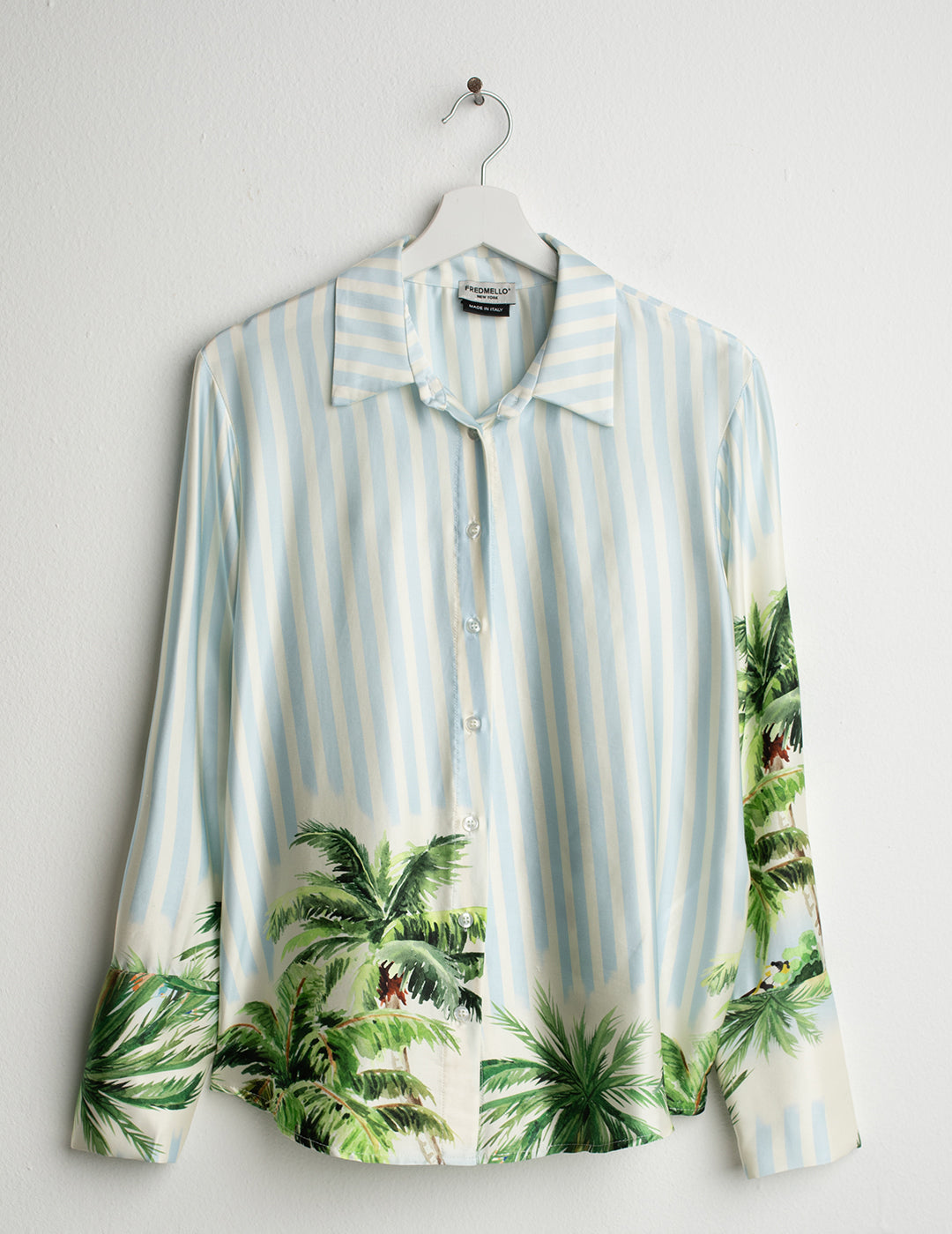 Long-Sleeve Shirt with Print woman sky fw26s31cs cc-a0705 Long-Sleeve Shirt with Print