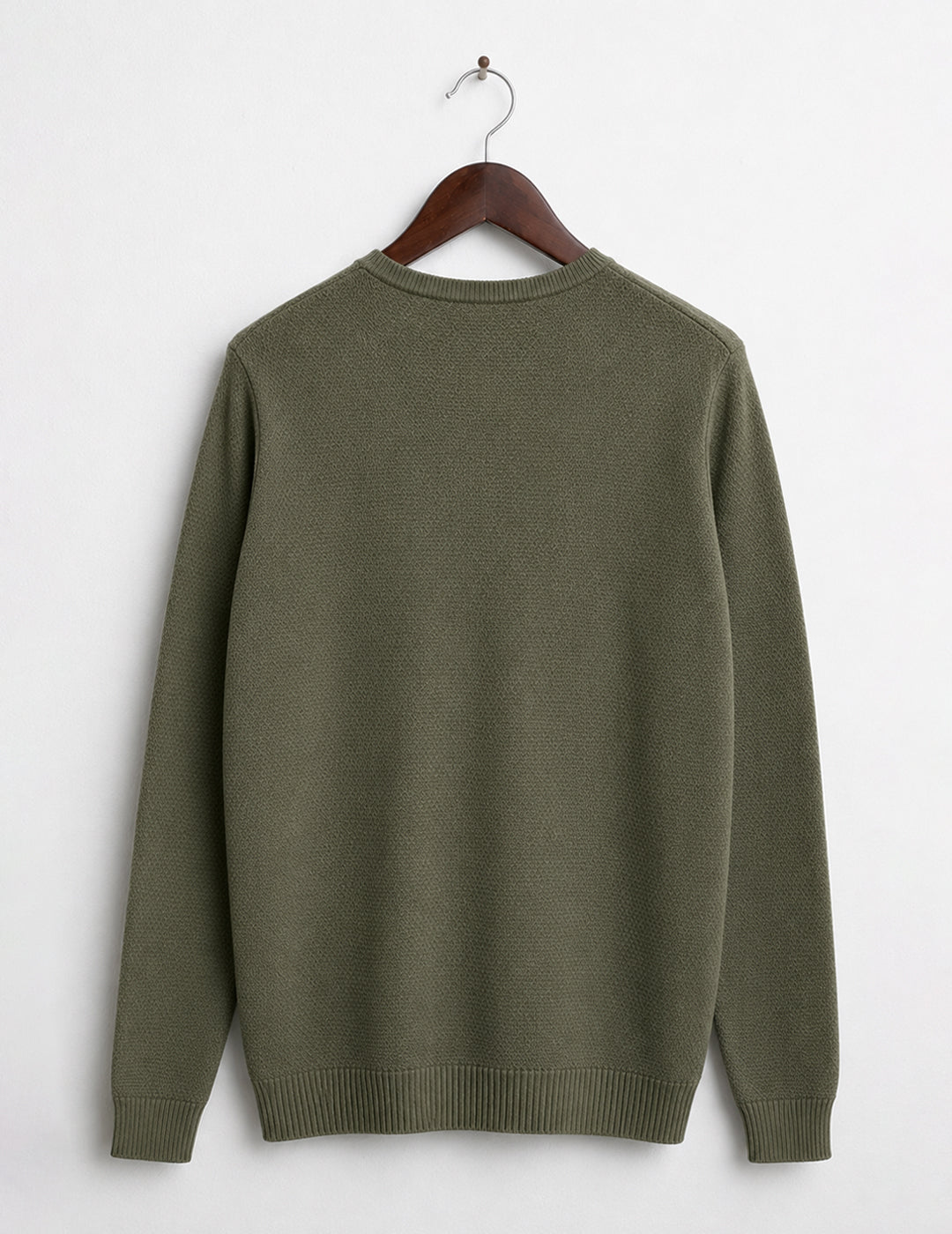 Maglia girocollo in punto piquet uomo army fm26s02mg cc-a0804 MAGLIA M/L G/C UNITO MAN