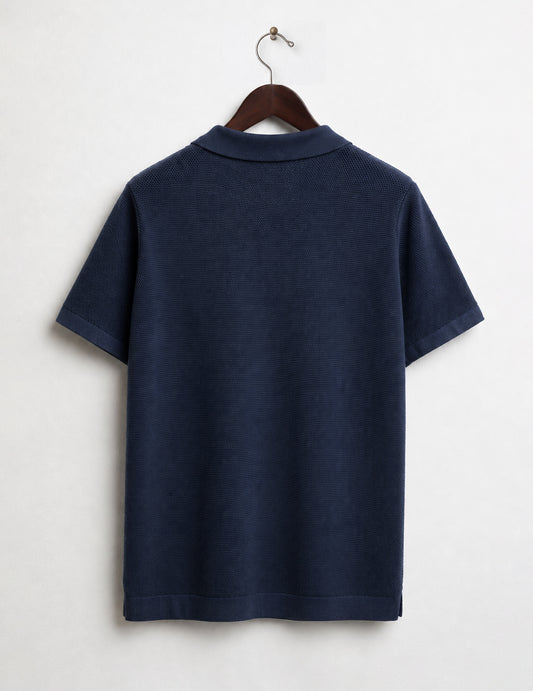 Polo in maglia punto piquet - back - 002