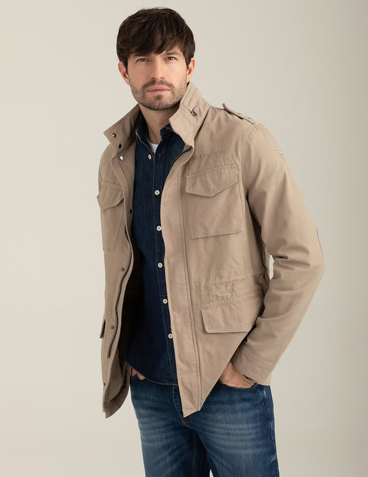 Canvas Field Jacket - back - 002