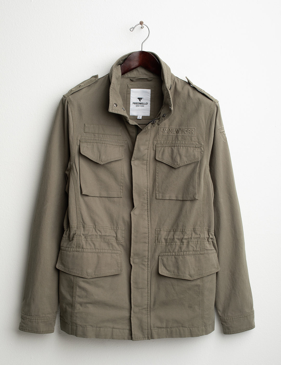 Field jacket in canvas uomo army fm26s06ku cc-a0804 CAPOSPALLA GIUBBOTTO UNTO MAN
