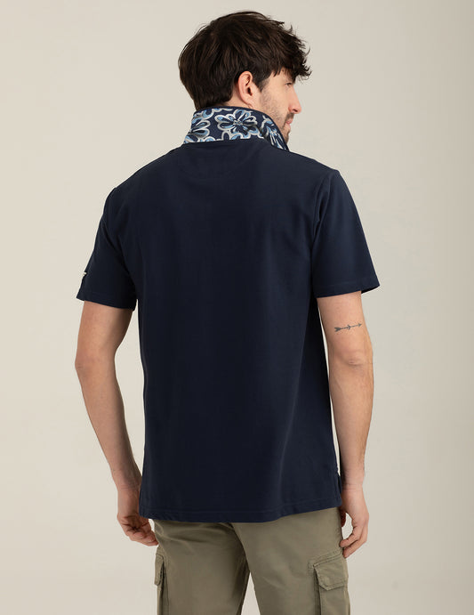 Short-Sleeve Piqué Polo - back - 002