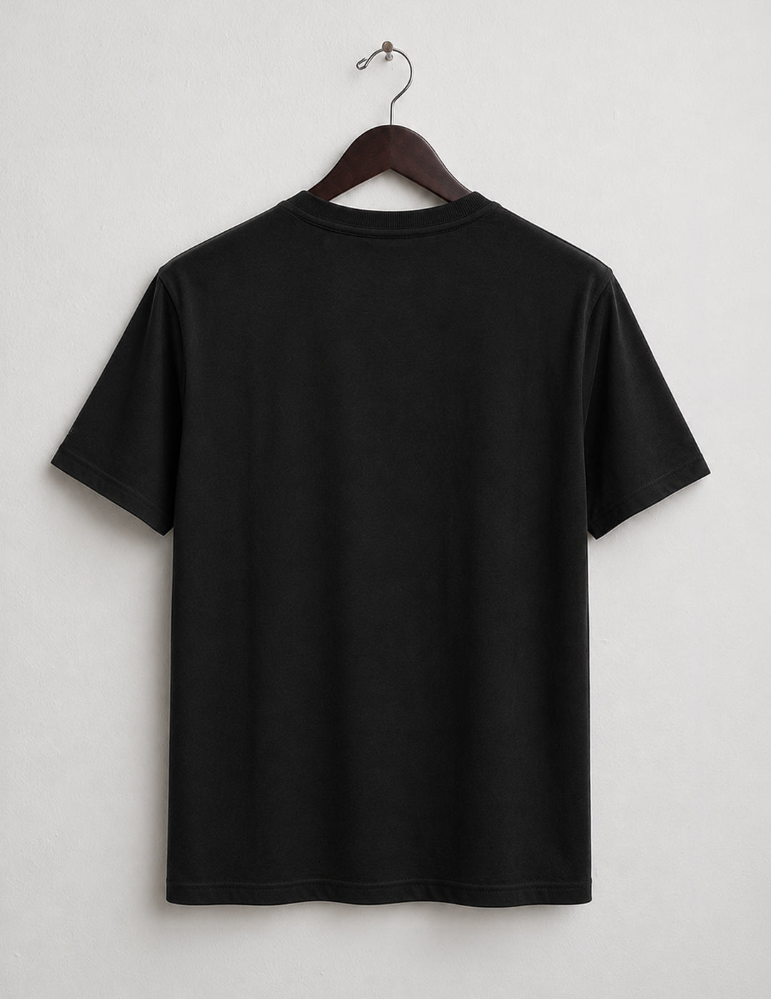 T-shirt girocollo con stampa effetto rovinato uomo black fm26s28tg cc-a0951 T-SHIRT M/M G/C UNITO MAN