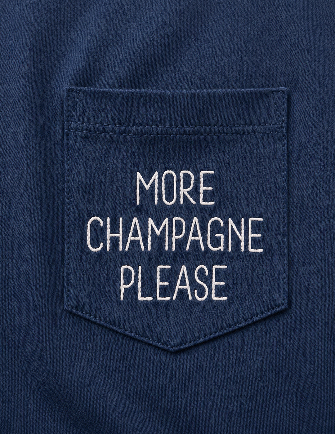 T-shirt girocollo con taschino e ricami uomo blue fm26s29tg cc-a0601 T-SHIRT M/M G/C UNITO MAN