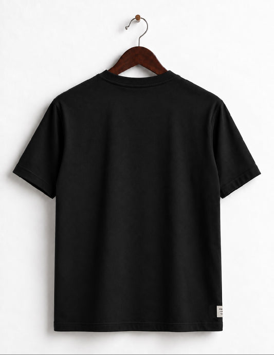 T-SHIRT GIROCOLLO CON STAMPA 3D - back - 002