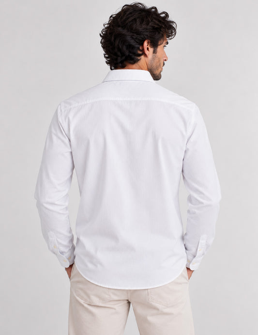 CAMICIA TINTOFILO JACQUARD - back - 002