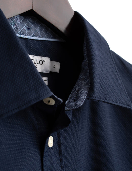 CAMICIA TINTOFILO JACQUARD - back - 002