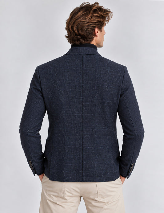BLAZER MONOPETTO IN MICROFANTASIA - back - 002