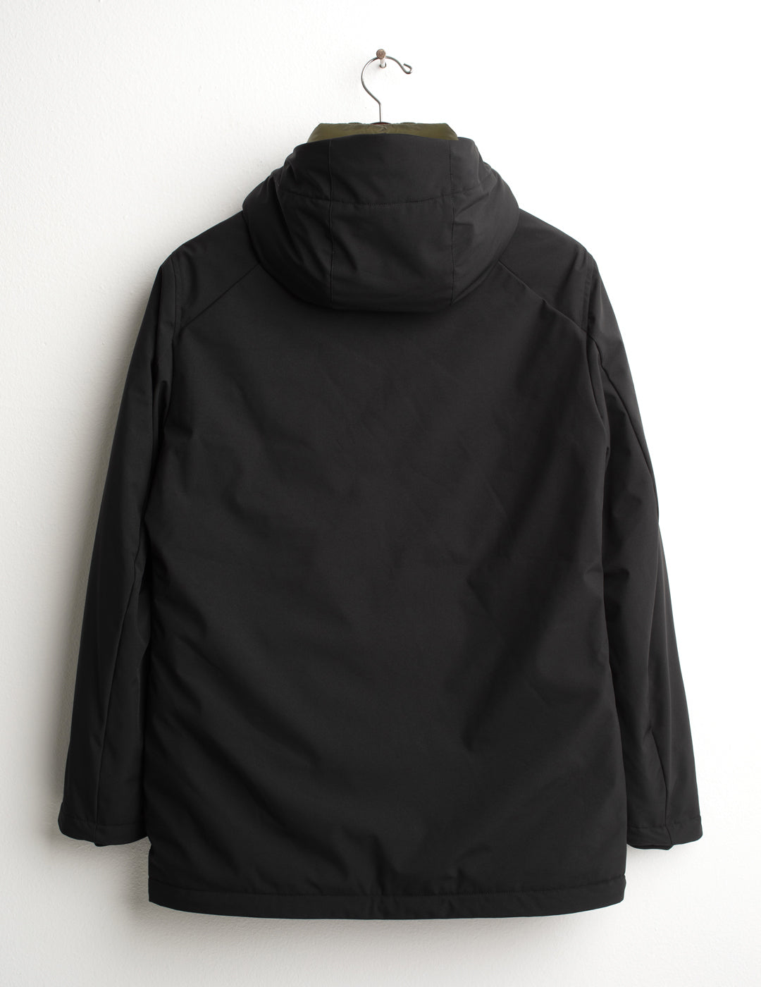 GIUBBOTTO BICOLORE CON CAPPUCCIO IMBOTTITO uomo black fm26w04ku cc-a0951 CAPOSPALLA GIUBBOTTO UNITO MAN