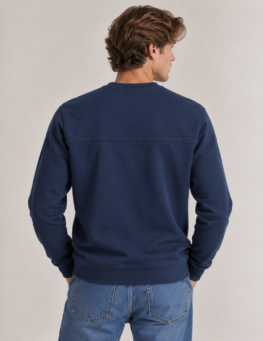 FELPA GIROCOLLO CON GRAFICHE 3D - back - 002