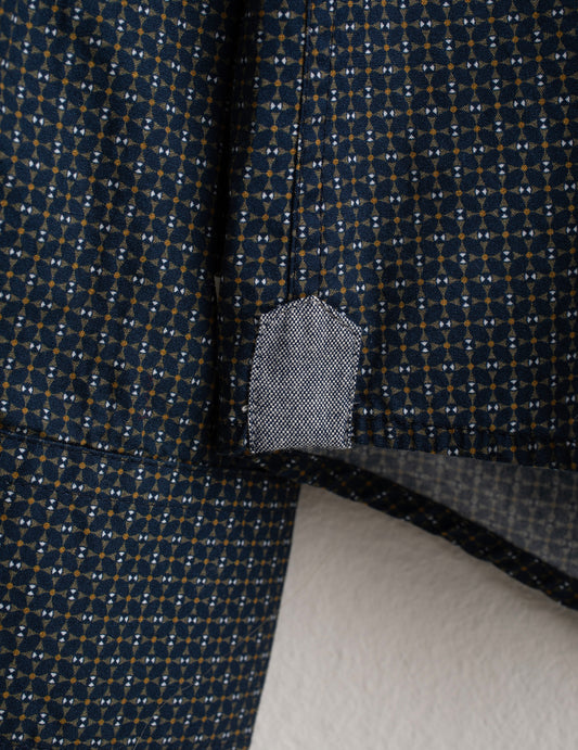 CAMICIA CON DETTAGLI A CONTRASTO - back - 002