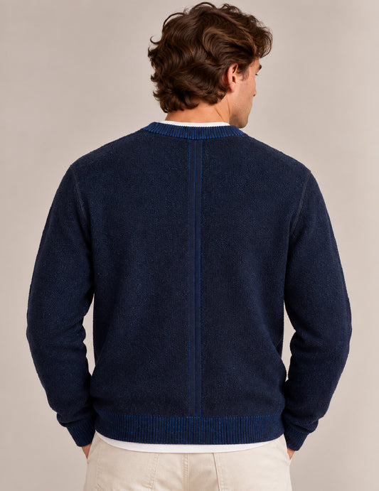 MAGLIA GIROCOLLO CON DETTAGLI VANISÉ - back - 002