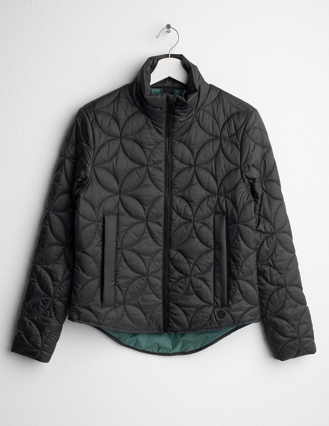 Quilted Jacket in Iridescent Fabric woman black fw26s01ku cc-a0951 CAPOSPALLA UNITO WOMAN