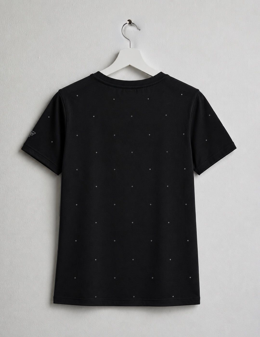 Crew Neck T-Shirt with Shiny Details woman black fw26s01tg cc-a0951 T-SHIRT M/M G/C UNITO WOMAN