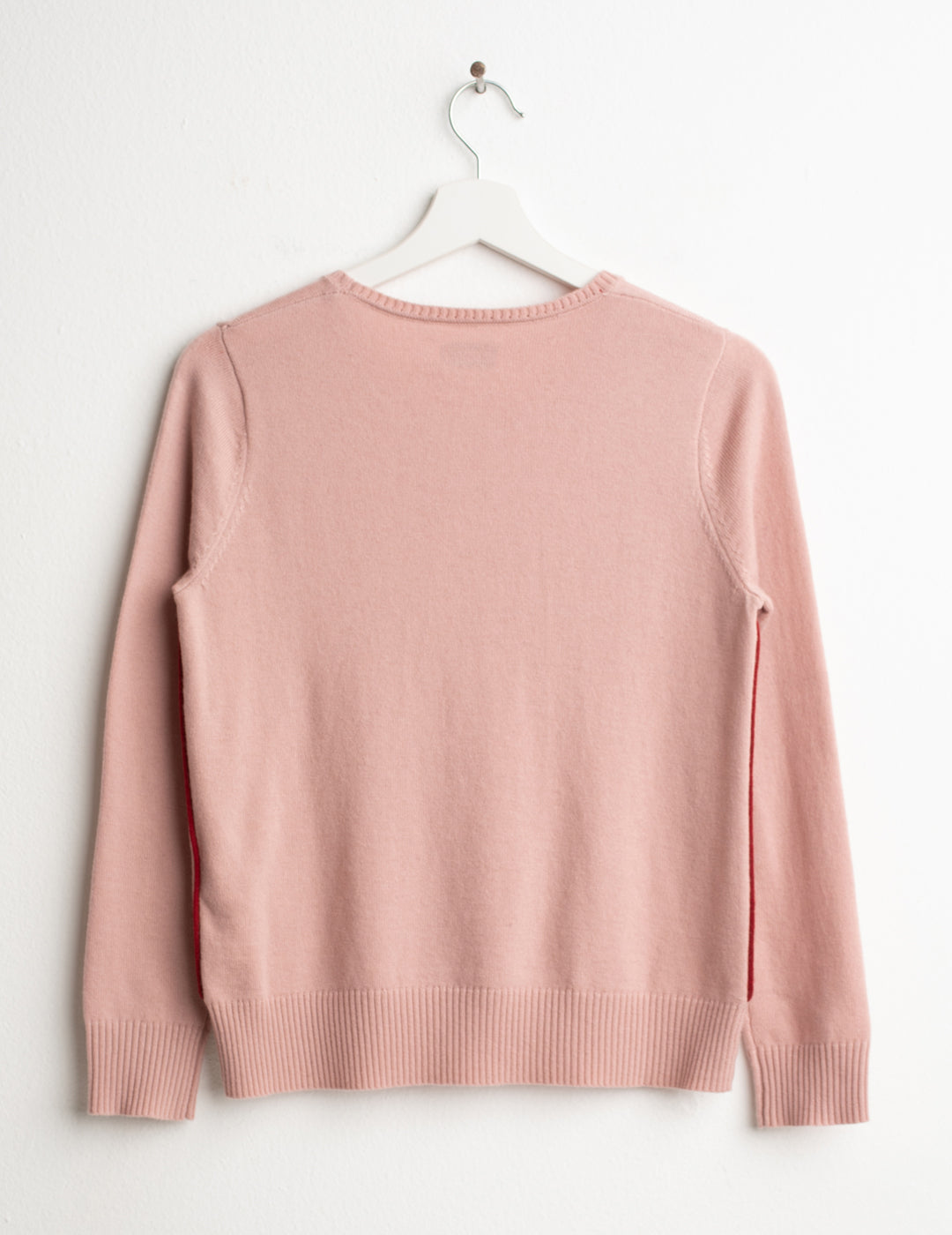 MAGLIA GIROCOLLO CON DETTAGLI A CONTRASTO donna pink fw26w01mg cc-a0406 MAGLIA M/L G/C UNITO WOMAN