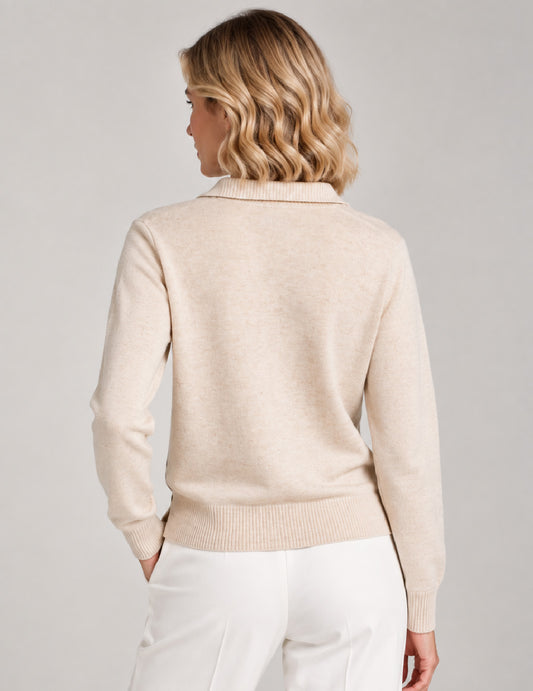 MAGLIA POLO CON DETTAGLI A CONTRASTO - back - 002